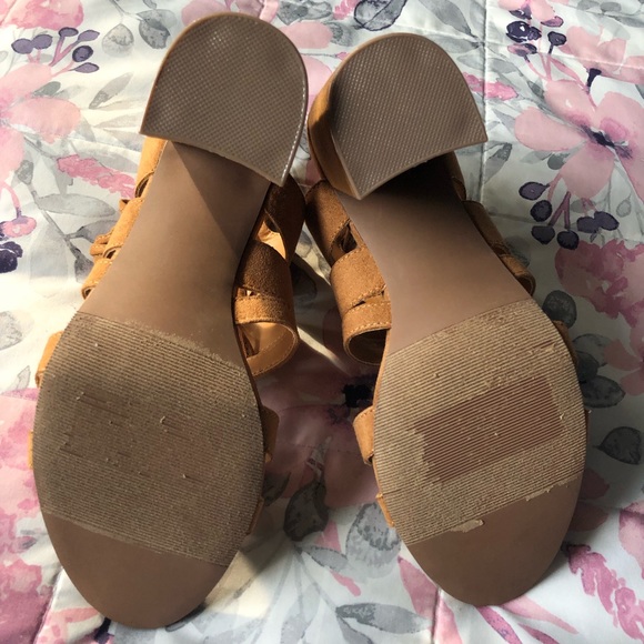 Suede Lace Up Heels - Picture 2 of 4